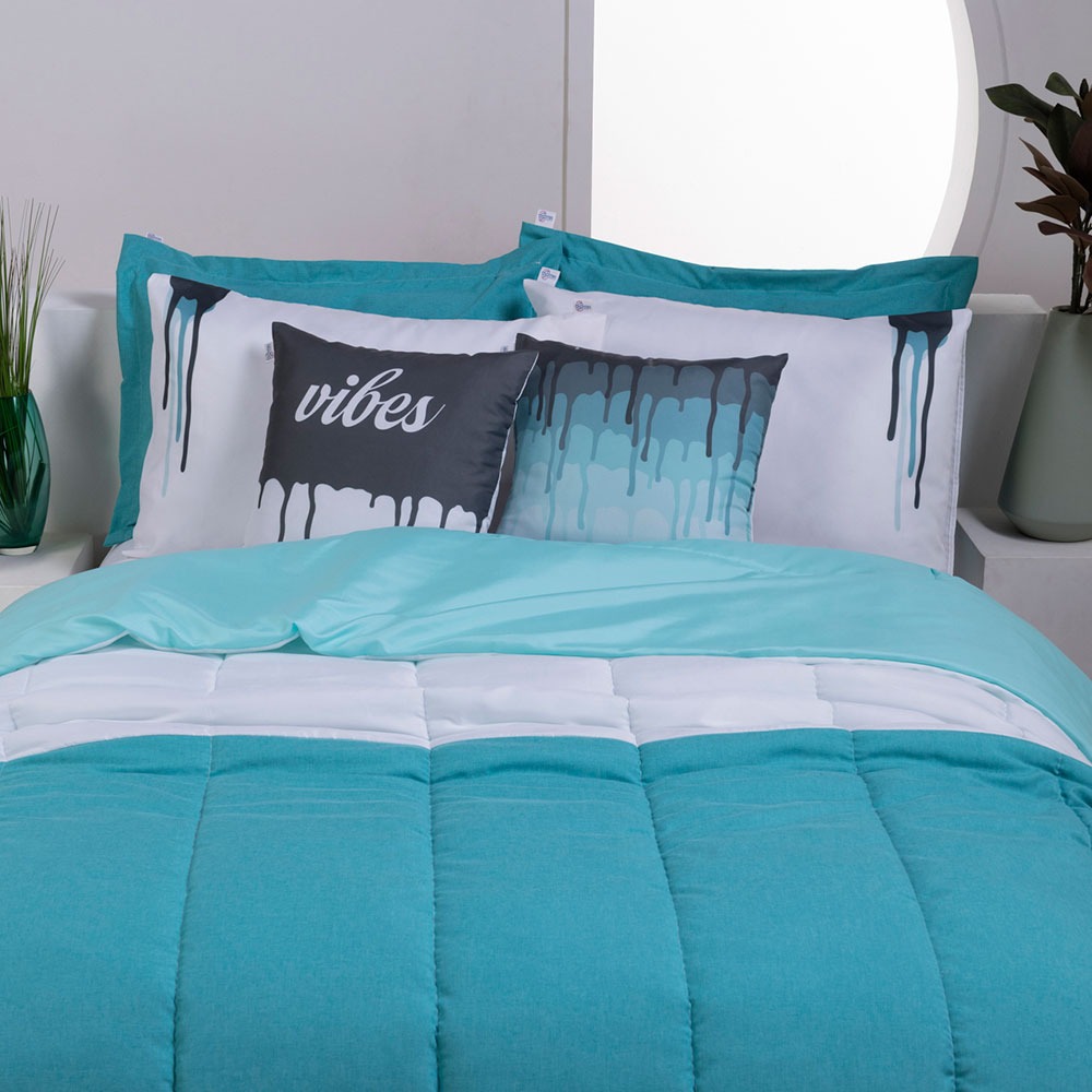 Edredom King Colorful 7 Peças – Boas Vibrações - Imagem 5