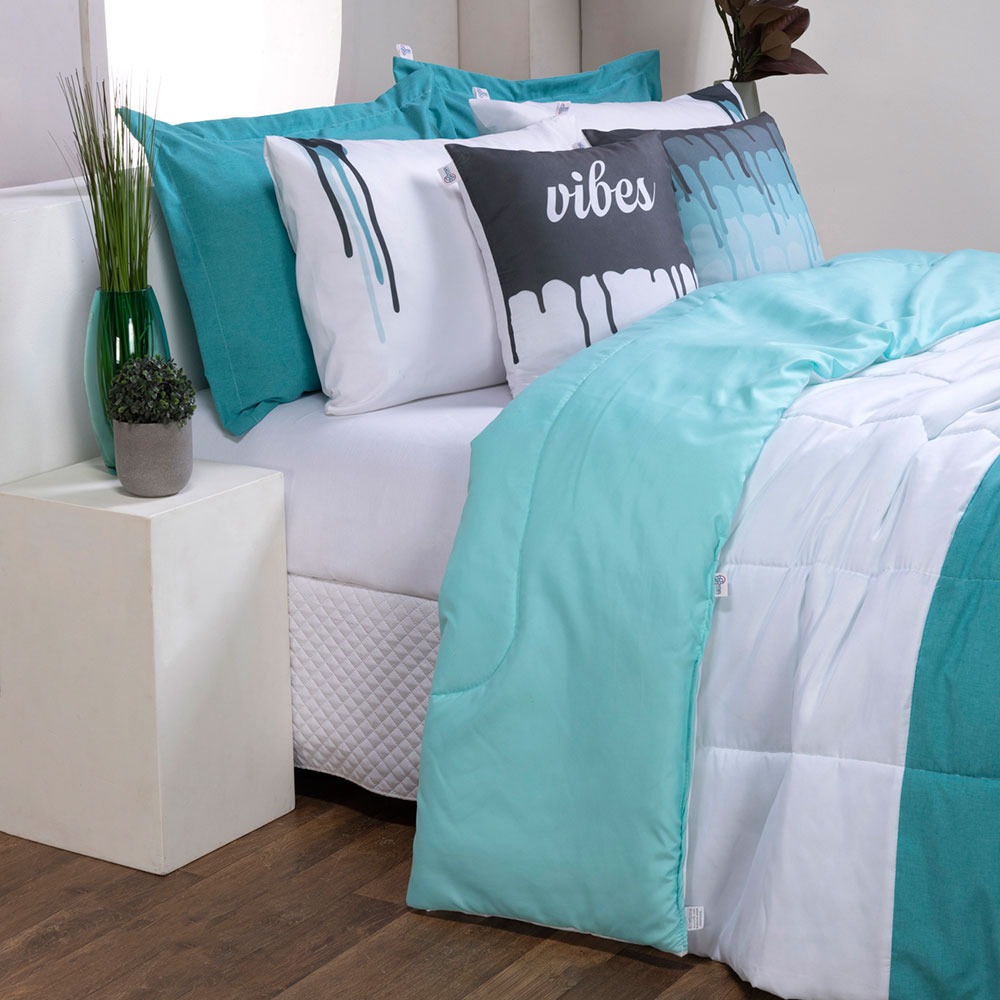 Edredom King Colorful 7 Peças – Boas Vibrações - Imagem 9